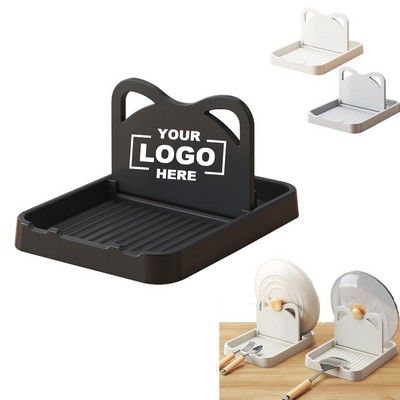 Foldable Spoon Holder Kitchen Counter Pot Lid Holder