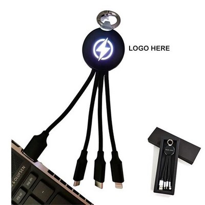 3 in 1 Multi USB Charger Charging Cable Cord